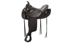Synthetic Gaited Horse Round Skirt Trail Saddle