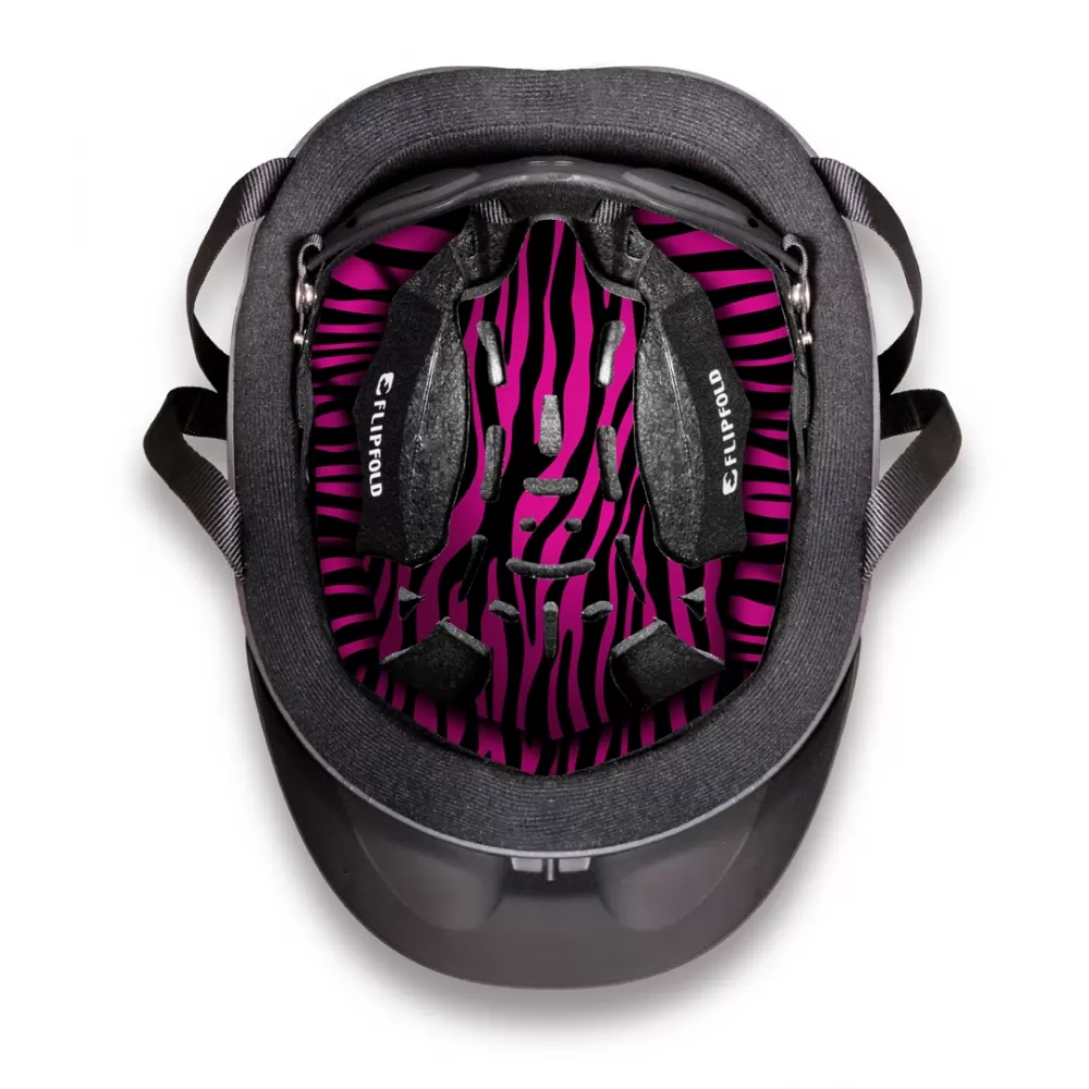 Troxel Rose Western Rebel Helmet - Black/Pink